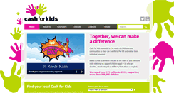 Desktop Screenshot of cashforkids.uk.com