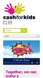 Mobile Screenshot of cashforkids.uk.com